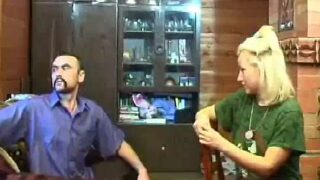 Father Claims His Rights Over Blonde Teen