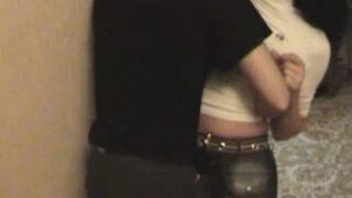 Little Brunette Raped by Bandit Who Breaks into her House